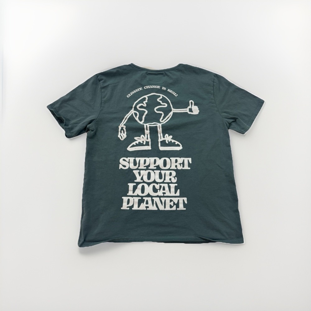 Mens "everyday Is Earth Day" T Shirt CHNGE Side LARGE - Picture 4 of 5